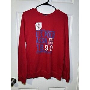 U.S. Polo Assn Youth Boy’s Graphic Print Sweatshirt Red Size XXL NWOT